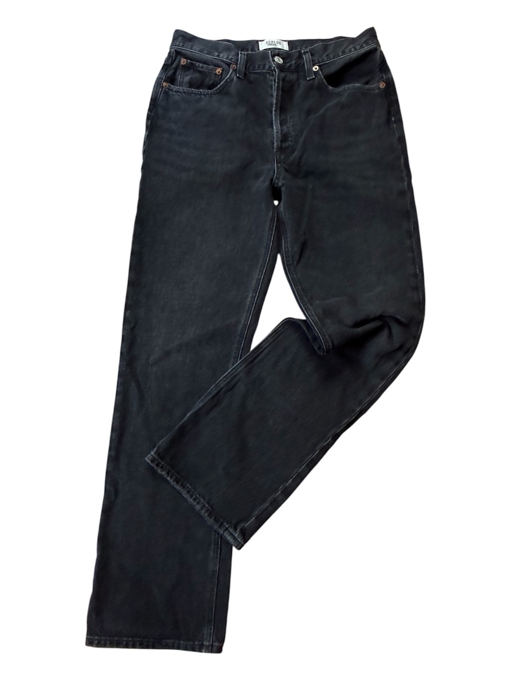 AGOLDE Mid Rise Relaxed Boot Cut 90s Inspired Jeans Size 27